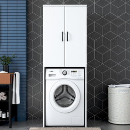 Hanah Home Gabinete de lavadora Blanco